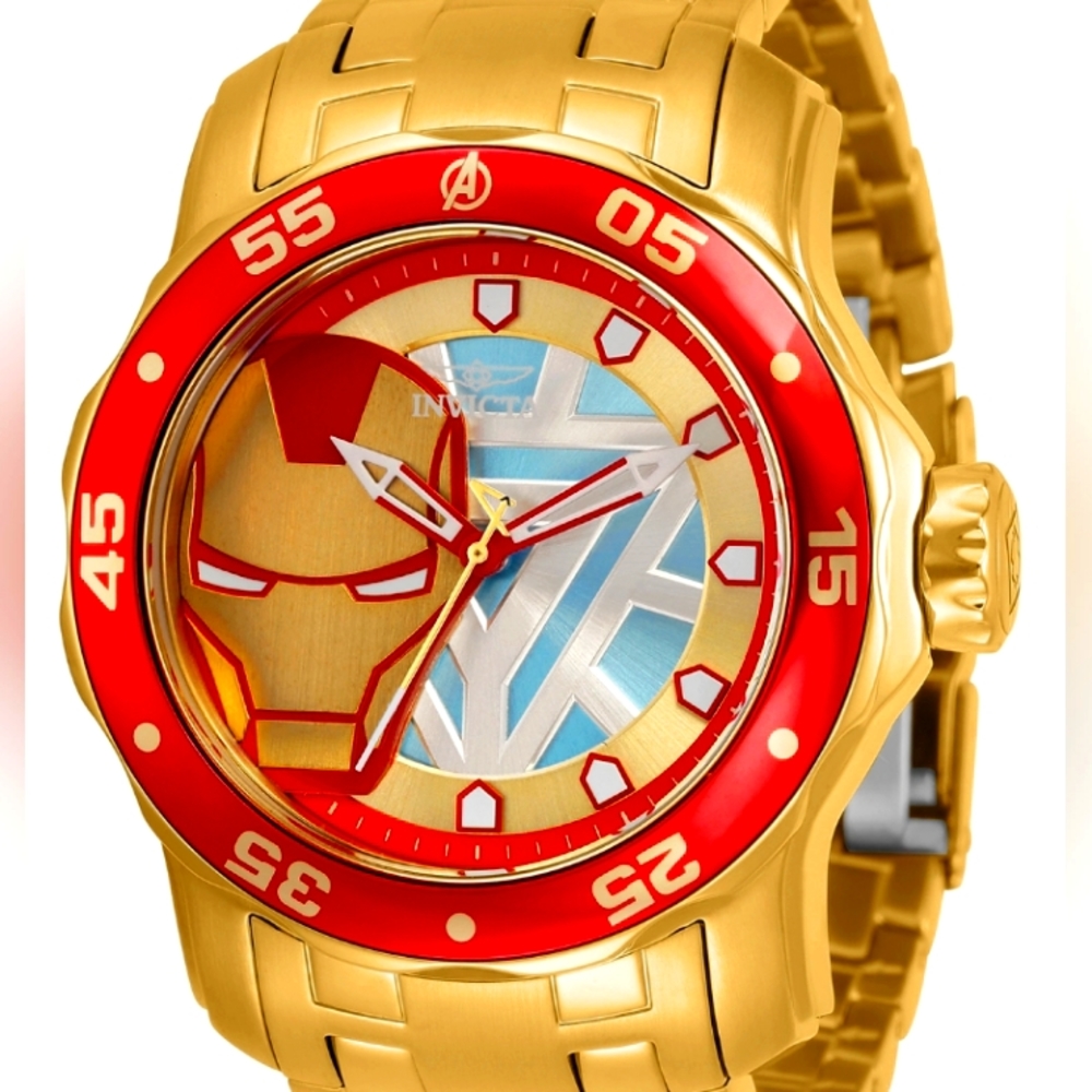 Invicta Marvel Ironman Men's Watch - 48mm, Gold